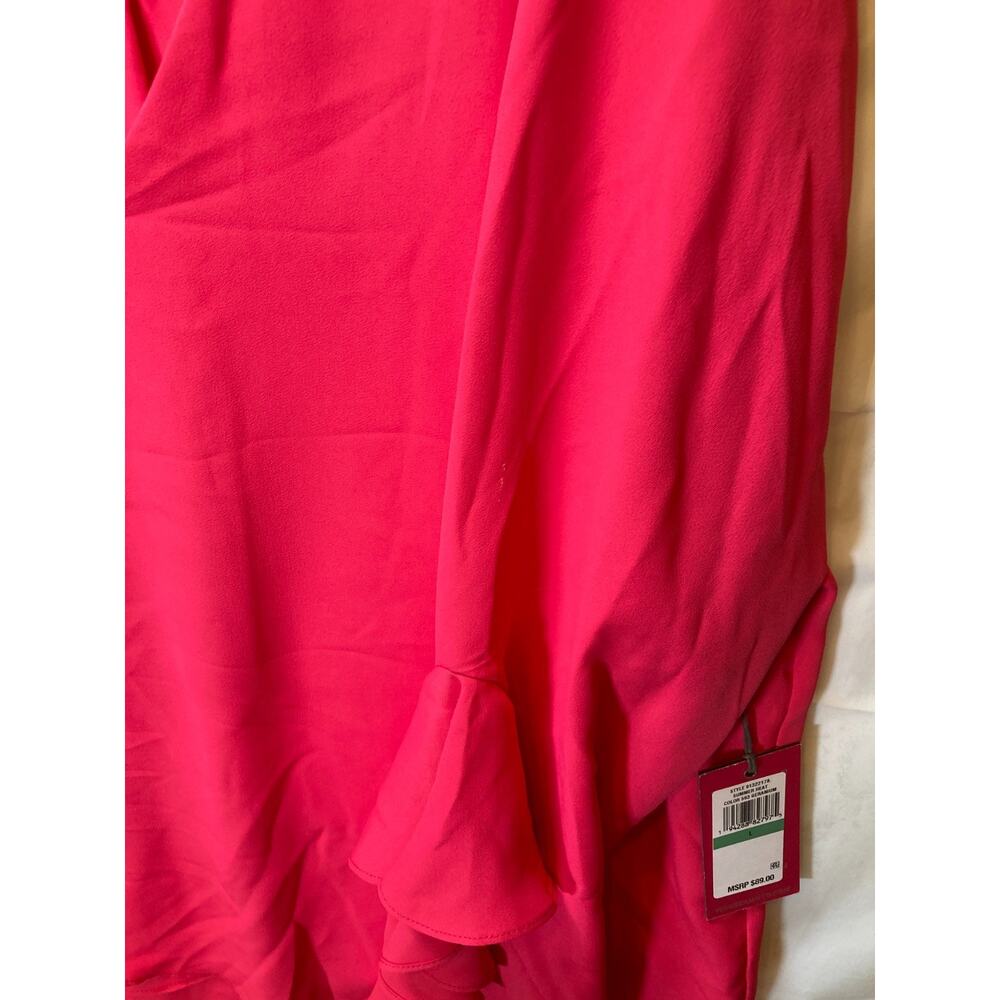 Vince Camuto Women's Pink Long Sleeve Size L Regular - Picture 7 of 9